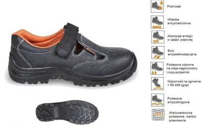 Sandały robocze BETA 7247BK rozmiar 42