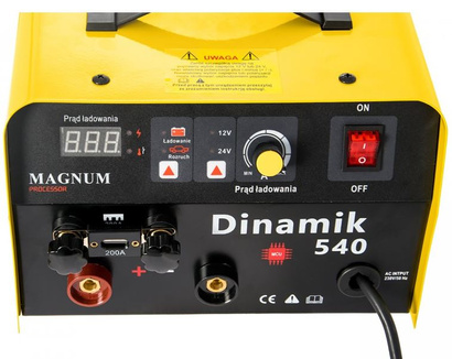 Prostownik inwerterowy z rozruchem MAGNUM DINAMIK 540 12V / 24V