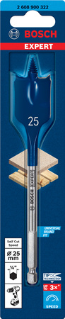 Bosch wiertło do drewna łopatkowe EXPERT Self Cut Speed 25 x 152mm