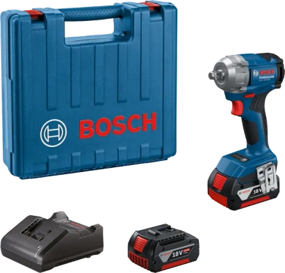 Klucz udarowy akumulatorowy GDS 18V-350 + 4 Ah + walizka Bosch