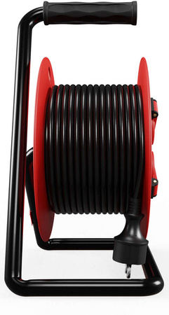 Przedłużacz elektryczny bębnowy warsztatowy o długości 15 m KEL PB-PRO/S/15M/3X1,5/H05RR-F