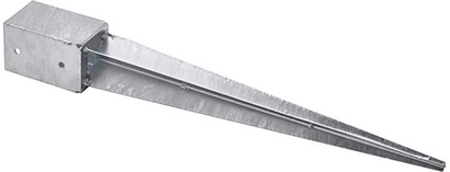 Podstawa słupa wbijana wspornik KSW o wymiarach 90 x 150 x 750 x 2 mm