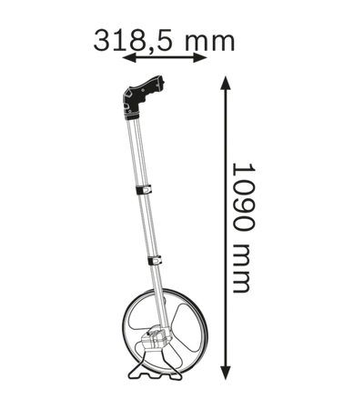 Bosch drogomierz koło pomiarowe GWM 32 Professional