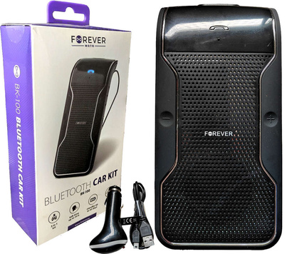Zestaw głośnomówiący do samochodu Forever Bluetooth MF-500 CAR KIT BK-100