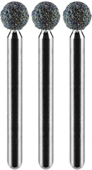 Kamienie szlifierskie kula do metalu 6 mm Graphite 3 sztuki 55H058
