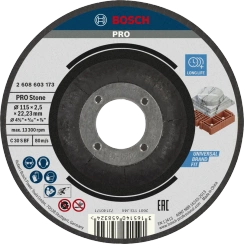 Tarcza tnąca do kamienia PRO Stone 115 × 2,5 mm Bosch