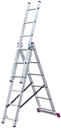 Drabina wielofunkcyjna aluminiowa Krause RP CORDA 3-elementowa 3x6