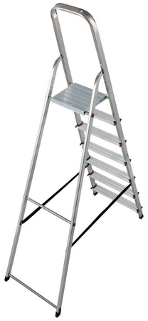 Drabina wielofunkcyjna aluminiowa + podest Krause Corda 1x7