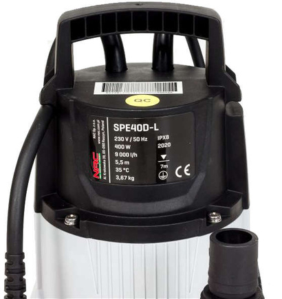 Pompa zatapialna do brudnej wody o mocy 400 W Nac SPE40D-L