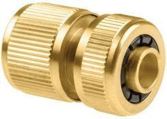 Szybkozłącze przelot do węża ogrodowego 1/2" BRASS Cellfast 52-830