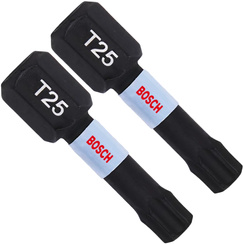 Końcówki wkrętakowe udarowe T25 x 25 mm IMPACT CONTROL Bosch 2 sztuki