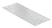 Łącznik budowlany płytka perforowana PP18 o wymiarach 120 x 200 x 2 mm 