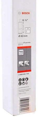 Korona diamentowa wiertnicza do betonu STANDARD FOR CONCRETE Bosch 42x400 mm