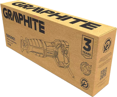 Piła szablasta sieciowa do drewna i metalu o mocy 710 W Graphite 20 mm 58G961