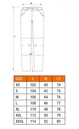 Spodnie robocze PREMIUM Neo 81-227 rozmiar XL