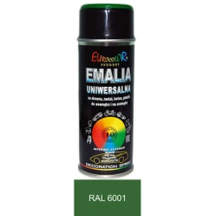 EuroColor zielony szmaragdowy połysk spray 400 ml - farba akrylowa uni RAL 6001