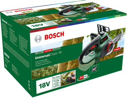 Piła łańcuchowa akumulatorowa 18V CHAIN 18 UNIVERSAL Bosch 20 cm