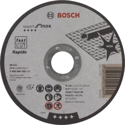 Tarcza tnąca do metalu, stali nierdzewnej EXPERT FOR INOX RAPIDO Bosch 125x22,23 mm AS 60 T INOX BF