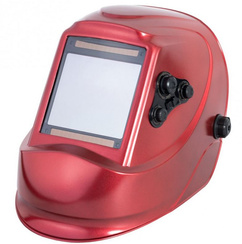 Przyłbica automatyczna MAGNUM SHADOW PANORAMA RED