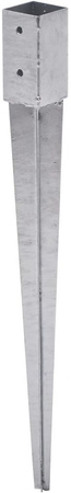 Podstawa słupa wbijana wspornik KSW o wymiarach 50 x 150 x 650 x 2 mm