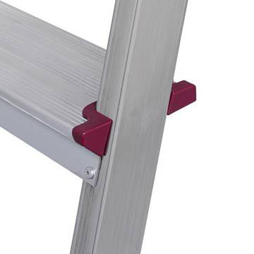 Drabina aluminiowa jednostronna 1x6 KRAUSE 5 + podest 150 kg