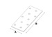 Łącznik budowlany płytka perferowana PP2 40 x 100 x 2 mm 