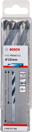 Wiertło kręte do metalu HSS POINTTEQ Bosch 10x133 mm 10 sztuk