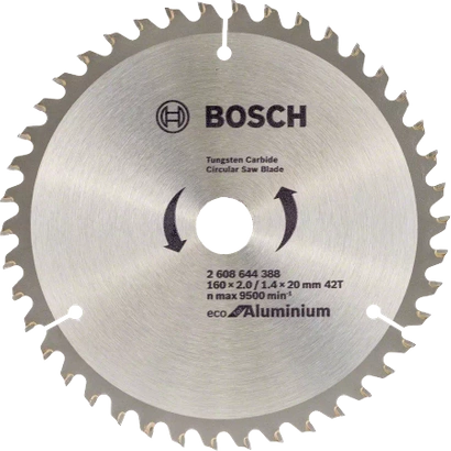 Tarcza pilarska do metalu i aluminium ECO FOR ALUMINUM Bosch 160x20 mm 42 zęby