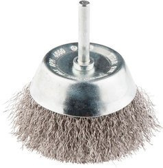 Szczotka doczołowa druciana z trzpieniem do wiertarek o średnicy 75 mm Graphite 57H600