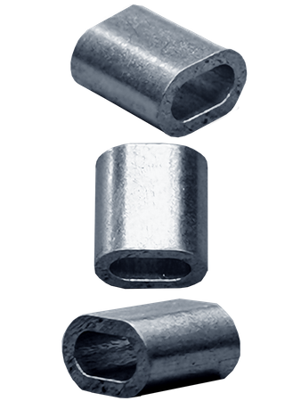 Aluminiowa tuleja zaciskowa uchwyt zacisk montażowy do lin i zawiesi - 10mm