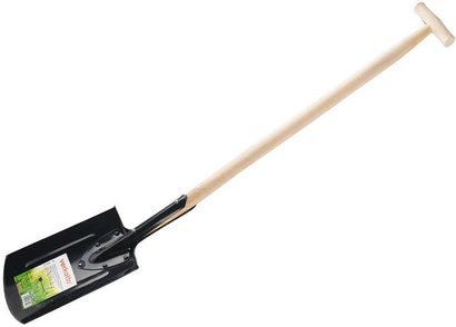 Szpadel nitowany wzmocniony z drewnianym trzonkiem o długości 1195 mm Verkatto