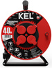 Przedłużacz elektryczny bębnowy warsztatowy o długości 40 m KEL PB-PRO/D/40M/3X1,5/H05RR-F