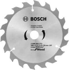 Tarcza pilarska do drewna ECO FOR WOOD Bosch 160x20 mm 18 zębów