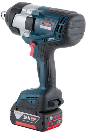 Klucz udarowy akumulatorowy Bosch Professional GDS 18V-1050 H BITURBO + akumulator 2 x 5 Ah + ładowarka + L-BOXX 136