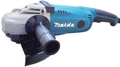 Zestaw szlifierek kątowych Makita 125 mm i 230 mm + walizka DK0053 - GA9020 i 9558HNR