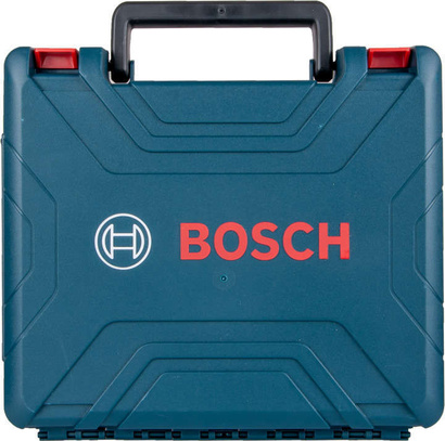 Wiertarko-wkrętarka udarowa akumulatorowa z silnikiem bezszczotkowym Bosch Professional GSB 185-LI + akumulator 2 x 2,0Ah + walizka