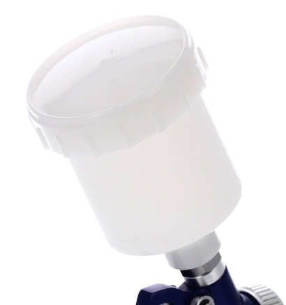 Mini pistolet lakierniczy HVLP niskociśnieniowy 2 bar dysza dysza 1 mm 125 ml