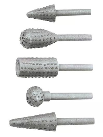 Frezy profilowe zestaw 5 sztuk