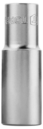 Nasadka sześciokątna długa ze stali CrV o rozmiarze 1/2" 19 mm Topex 38D757