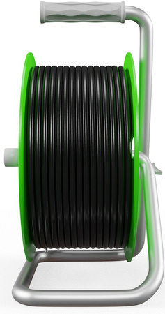 Przedłużacz elektryczny bębnowy warsztatowy o długości 50 m KEL PB-ST/D/50M/3X1,5/H05VV-F