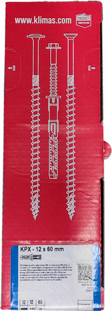 Koszulka kołka rozporowego KPX 12x60 Klimas 100 sztuk