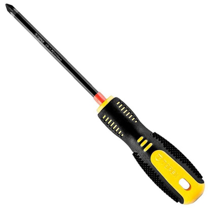 Wkrętak krzyżowy z magnetyczną końcówką ze stali CrV o rozmiarze PZ1 x 100 mm Topex 39D830