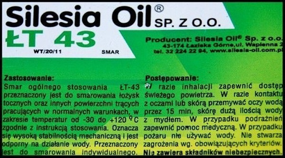 SILESIA SMAR ŁT 43 4,5KG