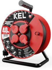Przedłużacz elektryczny bębnowy warsztatowy o długości 40 m KEL PB-PRO/D/40M/3X1,5/H05RR-F