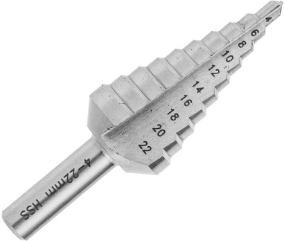 Wiertło stopniowe stożkowe do metalu HSS Graphite 4-22 mm 57H739