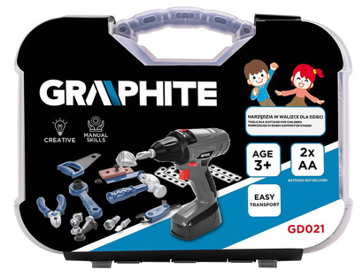Zestaw zabawek dla dzieci walizka narzędziowa Graphite GD021
