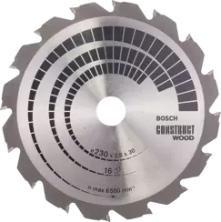 Tarcza pilarska do drewna CONSTRUCT WOOD Bosch 230x30 mm 16 zębów