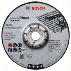 Bosch  tarcze ścierne Expert for INOX, 76 x 4 x 10 do szlifowania metalu 2szt