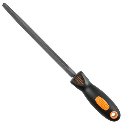 Pilnik do metalu trójkątny wykonany ze stali stopowej T12 o długości 200 mm Neo 37-422
