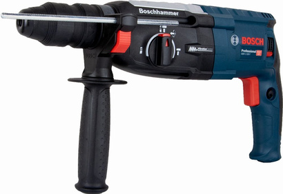 Młotowiertarka sieciowa o mocy 880W z energią udaru 3,2 J SDS-Plus Bosch Professional GBH 2-28F + uchwyt